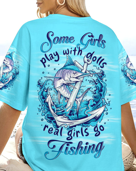 REAL GIRLS GO FISHING ALL OVER PRINT - YHLN1007231