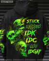 STUCK BETWEEN IDK IDC AND IDGAF SKULL ALL OVER PRINT - YHHN2303231