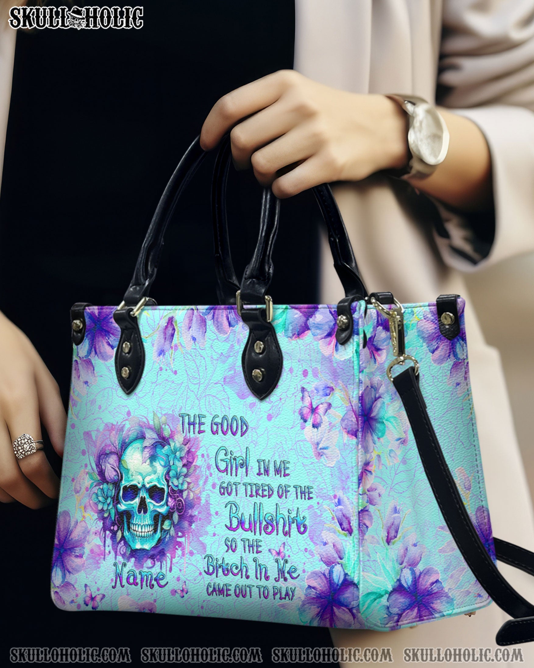 THE GOOD GIRL IN ME LEATHER HANDBAG - YHLN2503241