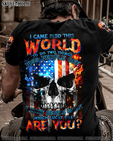 WHICH LUCKY ONE ARE YOU SKULL FLAG ALL OVER PRINT - TLTW1004233