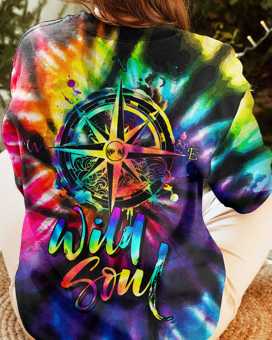WILD SOUL COMPASS TIE DYE ALL OVER PRINT - NZ2604234