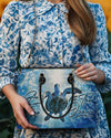 Bigcrowns OCEAN TURTLE LEATHER HANDBAG YHDU1907242