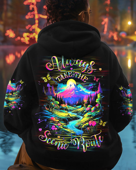 ALWAYS TAKE THE SCENIC ROUTE ALL OVER PRINT - YHHG2511241