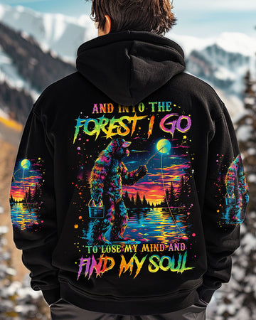 AND INTO THE FOREST I GO BIGFOOT FISHING ALL OVER PRINT - TLNZ1902254