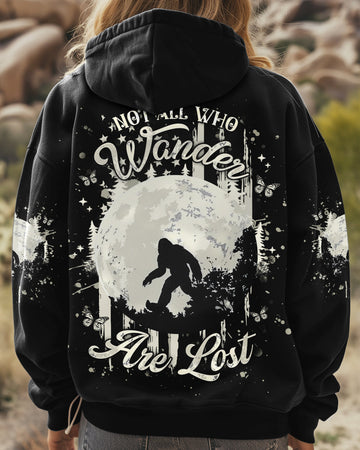 NOT ALL WHO WANDER ARE LOST BIGFOOT COMPASS ALL OVER PRINT - YHHG2911241
