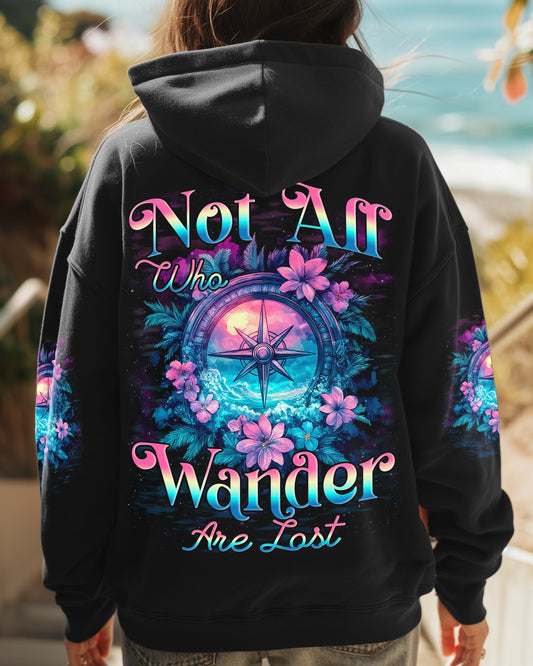 NOT ALL WHO WANDER ARE LOST COMPASS ALL OVER PRINT - TYQY0212242