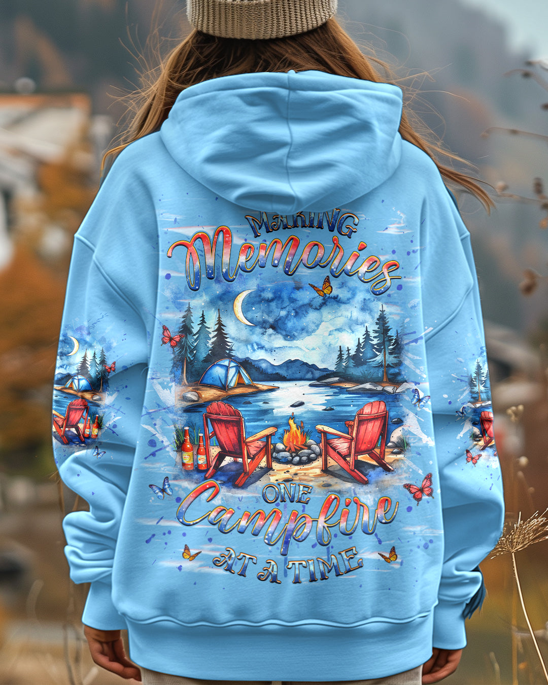 MAKING MEMORIES ONE CAMPFIRE AT A TIME ALL OVER PRINT - YHHG1712242