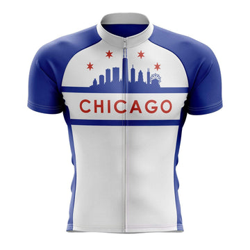 BigCrowns | Chicago White Short Sleeve Cycling Kit