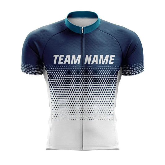 BigCrowns | Custom Name Blue Cycling Team Jersey and Bibs