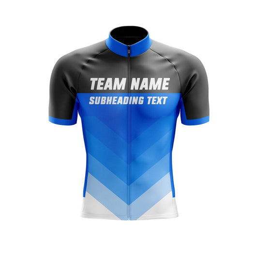 BigCrowns | Custom Name Blue Cycling Team Jersey and Bibs