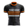 BigCrowns | Custom Name Orange Cycling Team Jersey and Bibs