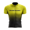 BigCrowns | Custom Name Yellow Cycling Team Jersey and Bibs