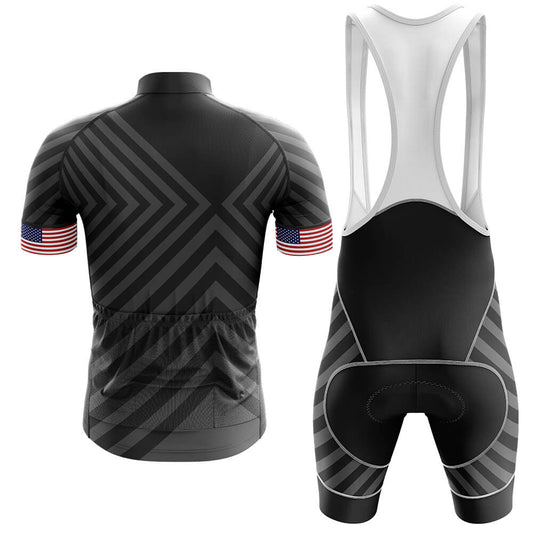 USA V13 - Black - Men's Cycling Kit