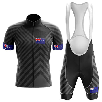 Australia V13 - Black - Men's Cycling Kit