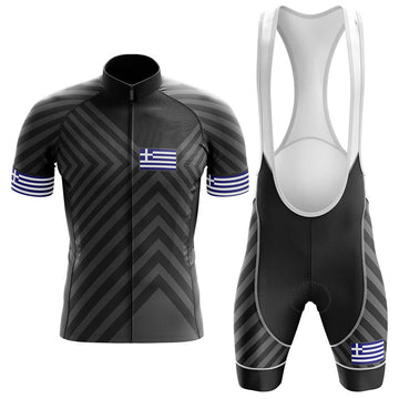 Greece V13 - Black - Men's Cycling Kit