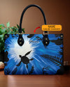 Bigcrowns TURLTE IN OCEAN LEATHER HANDBAG G1311244