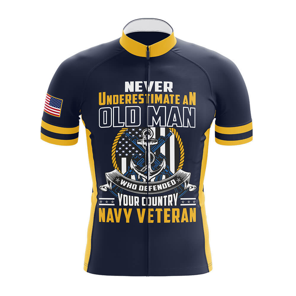 U.S. Navy Veteran Old Man - Men's Cycling Kit