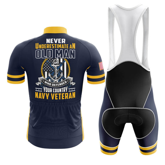 U.S. Navy Veteran Old Man - Men's Cycling Kit