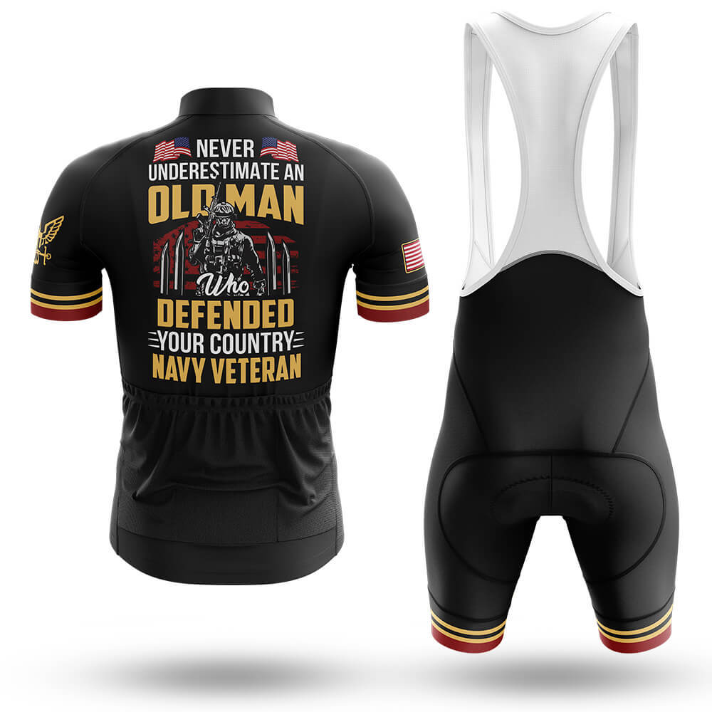 U.S. Navy Veteran Old Man V2 - Men's Cycling Kit