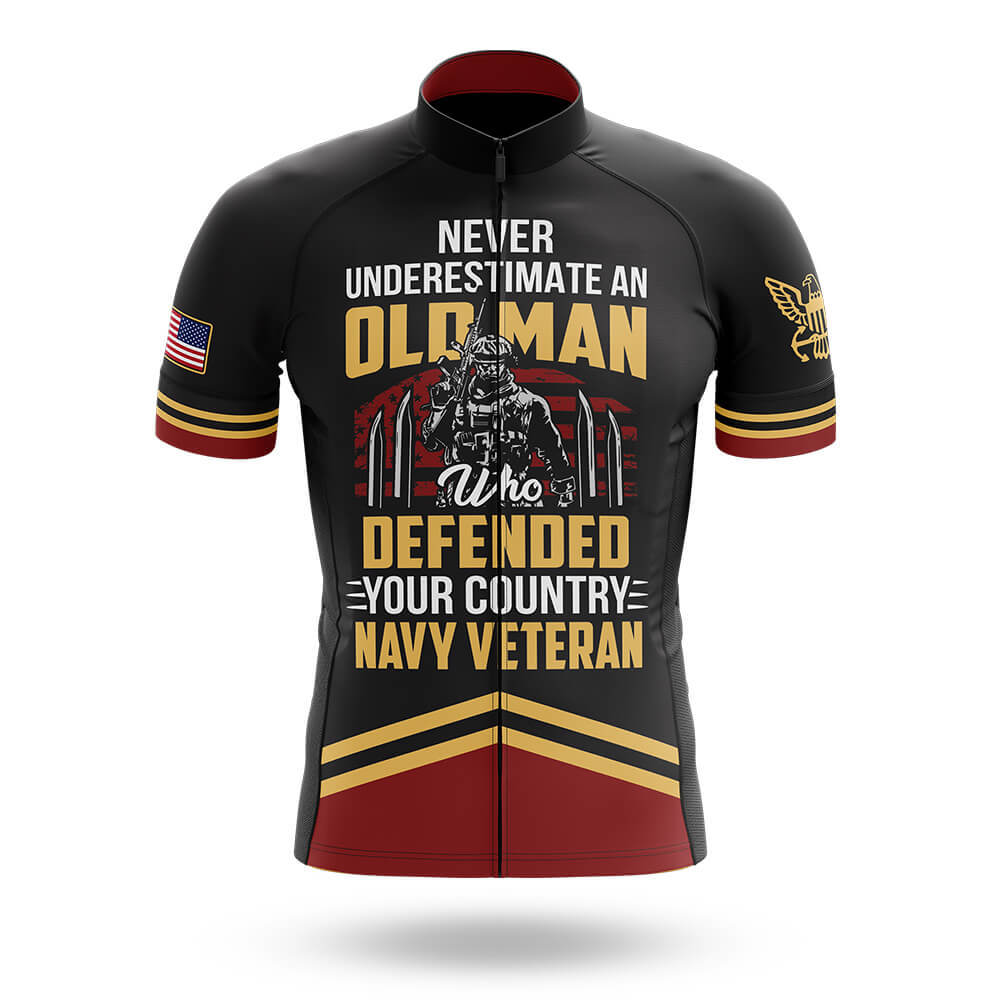 U.S. Navy Veteran Old Man V2 - Men's Cycling Kit