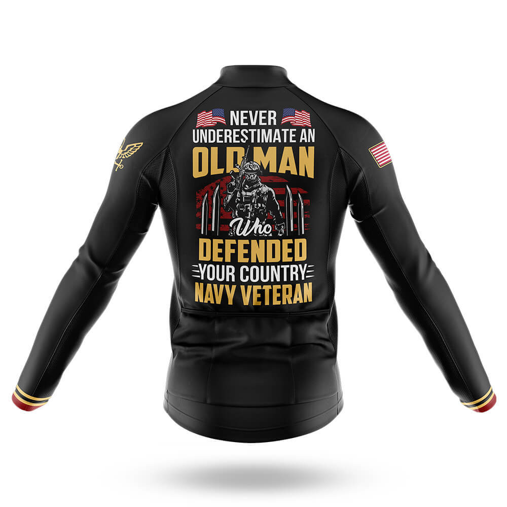 U.S. Navy Veteran Old Man V2 - Men's Cycling Kit