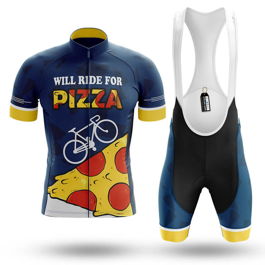 Will Ride For Pizza - Men's Cycling Kit
