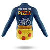 Will Ride For Pizza - Men's Cycling Kit