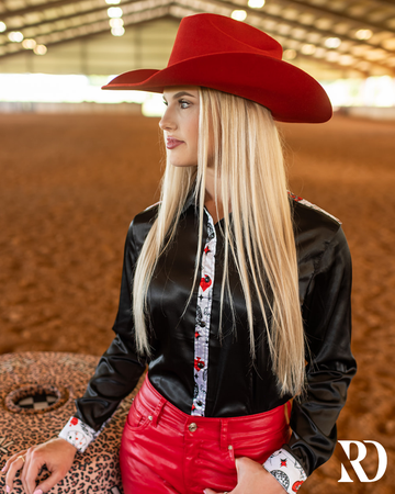 SADDLE UP SATIN PERFORMANCE RODEO SHIRT