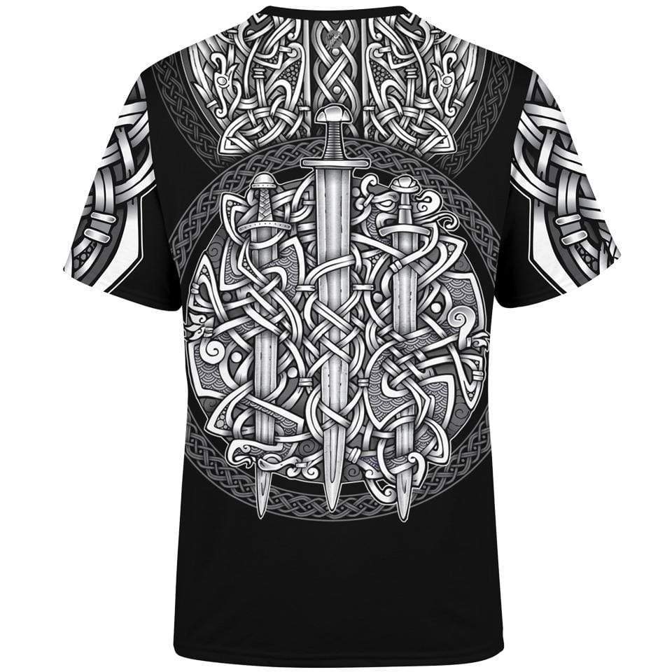 Sword & Shield Shirt All Over Printed T-shirt