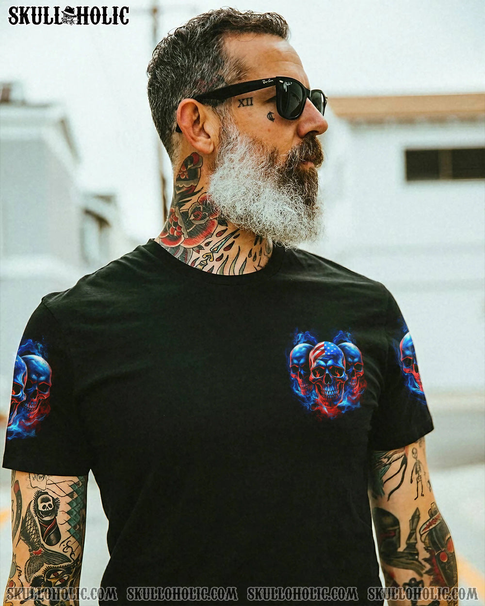 I HAVE 3 SIDES 3 SKULLS ALL OVER PRINT - TLTR1505233