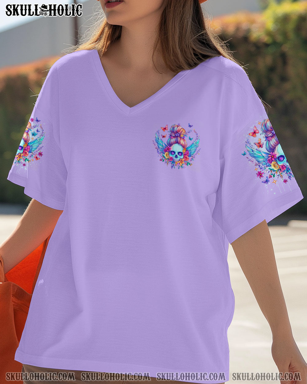 KARMA FAIRY SKULL MESSY BUN ALL OVER PRINT - TLNO00204251