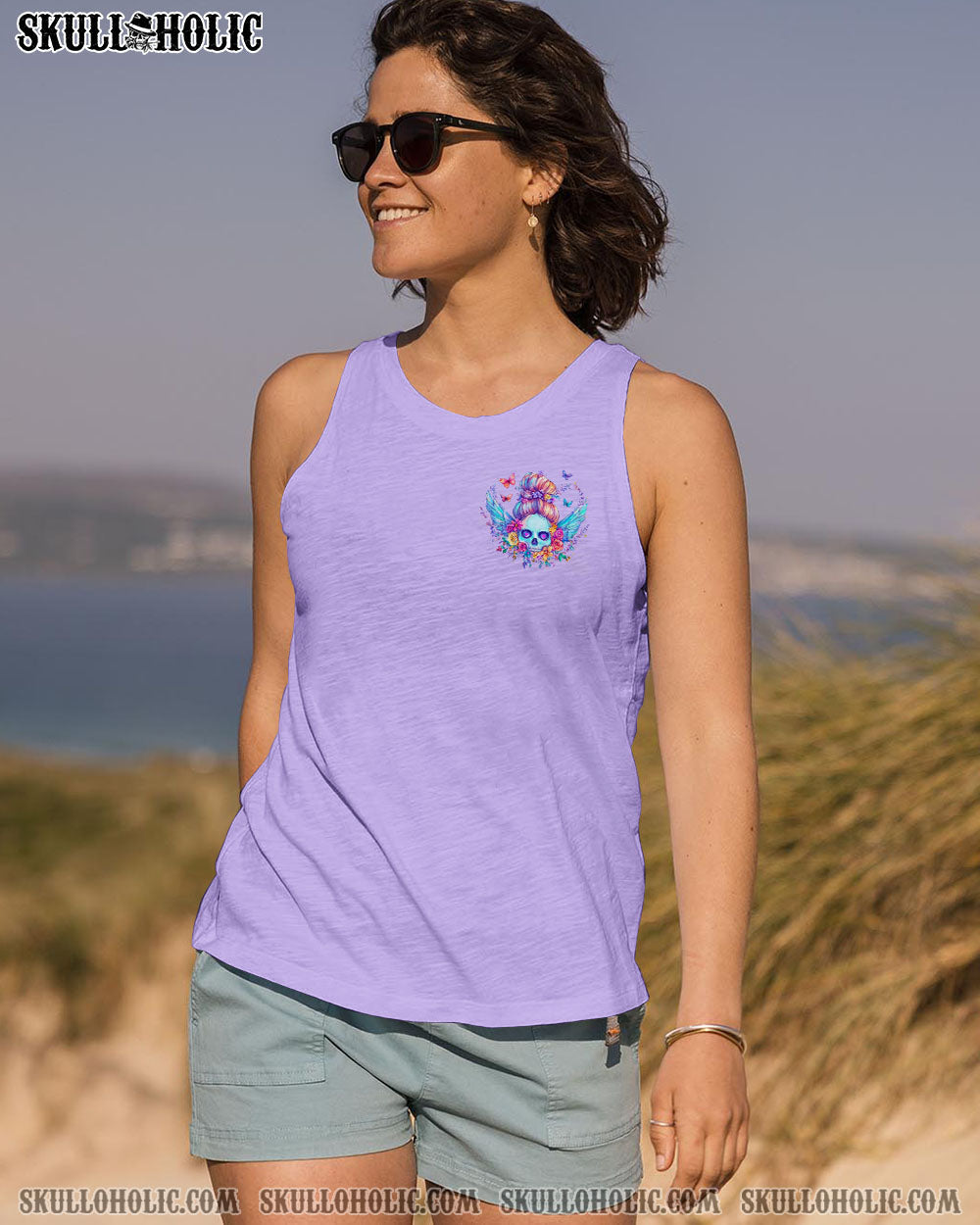 KARMA FAIRY SKULL MESSY BUN ALL OVER PRINT - TLNO00204251