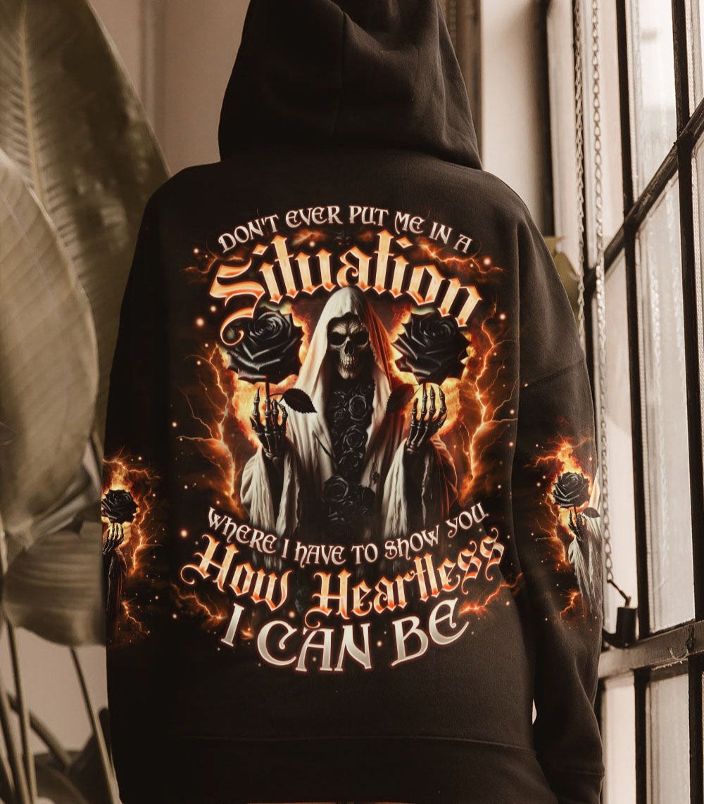HOW HEARTLESS I CAN BE SKULL REAPER  ALL OVER PRINT - TLNO0303251