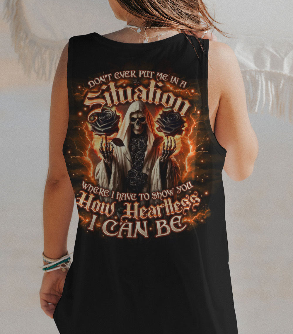 HOW HEARTLESS I CAN BE SKULL REAPER  ALL OVER PRINT - TLNO0303251