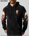 I'M NEVER ALONE SKULL FIRE BLACK ALL OVER PRINT - TLNO0402254