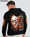 I'M NEVER ALONE SKULL FIRE BLACK ALL OVER PRINT - TLNO0402254