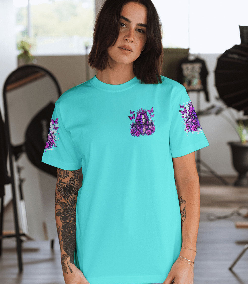 HOW HEARTLESS I CAN BE  SKULL LADY ALL OVER PRINT - TLNO0403251