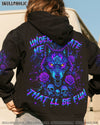 UNDERESTIMATE ME THAT'LL BE FUN WOLF SKULL  ALL OVER PRINT - TLNO0404251