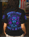 UNDERESTIMATE ME THAT'LL BE FUN WOLF SKULL  ALL OVER PRINT - TLNO0404251