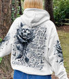 THE GOOD GIRL IN ME GOT TIRED SKULL MESSY BUN TIE DYE ALL OVER PRINT - TLNO06023251