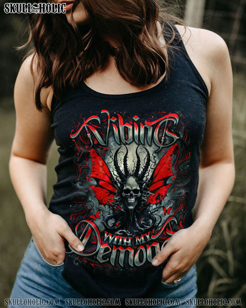 VIBING WITH MY DEMONS ALL OVER PRINT   - TLNO0605251