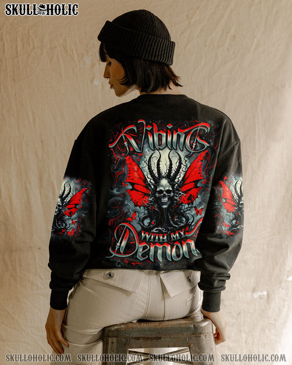 VIBING WITH MY DEMONS ALL OVER PRINT   - TLNO0605251