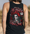 YES I'M A B BUT NOT YOURS SUGAR SKULL ALL OVER PRINT - TLNO0703252