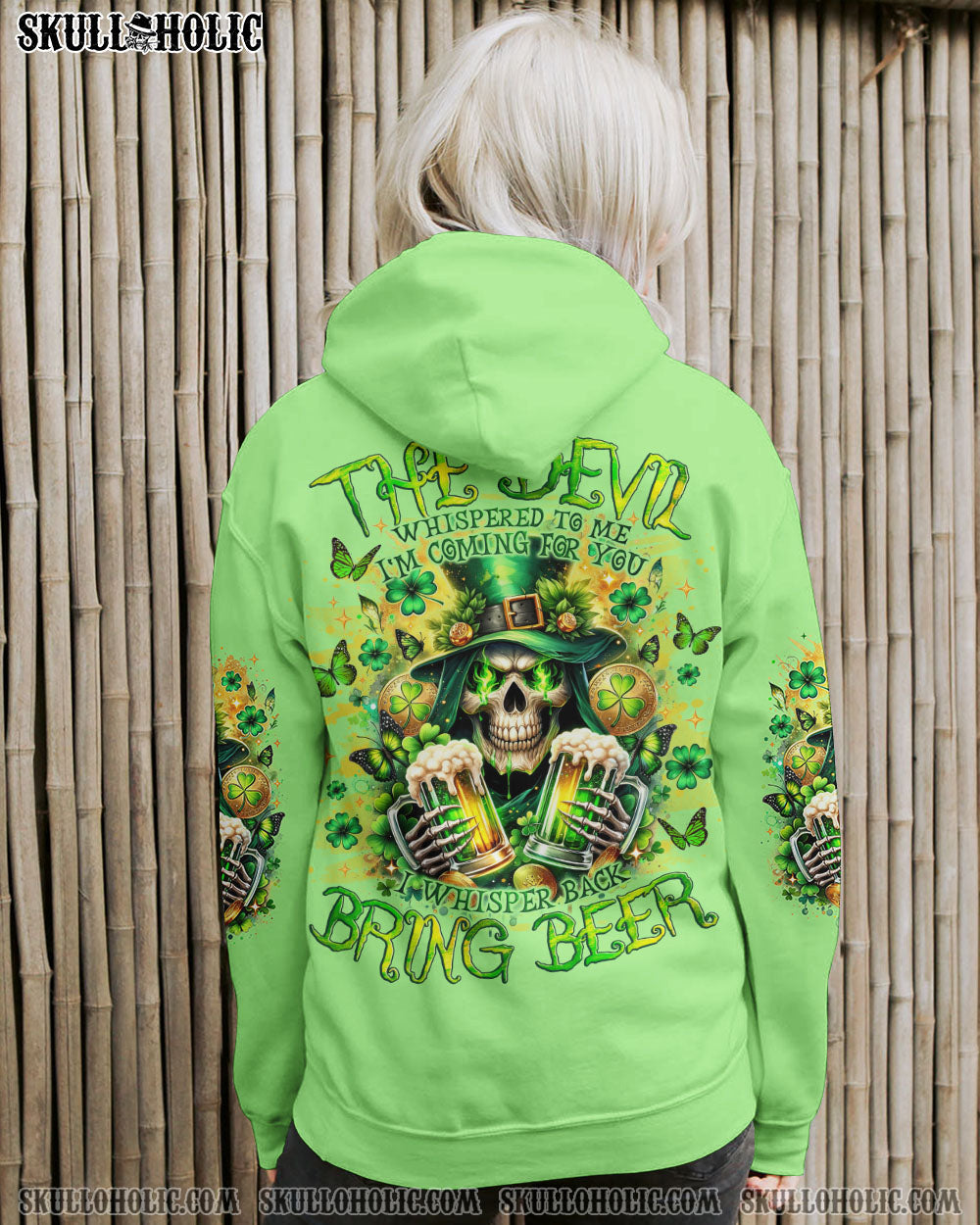 THE DEVIL WHISPERED BEER REAPER PATRICK'S DAY ALL OVER PRINT - TLNO0801242