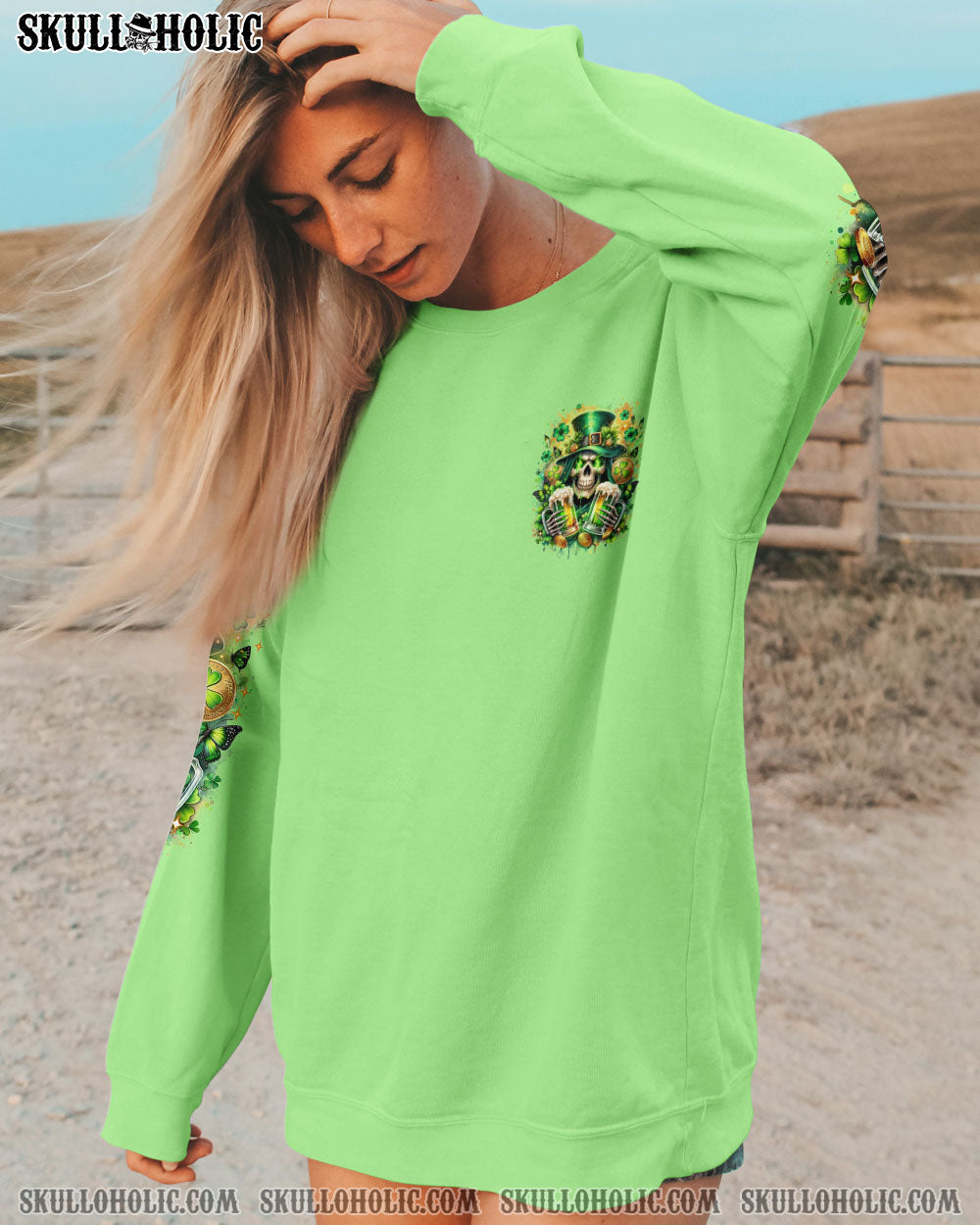 THE DEVIL WHISPERED BEER REAPER PATRICK'S DAY ALL OVER PRINT - TLNO0801242