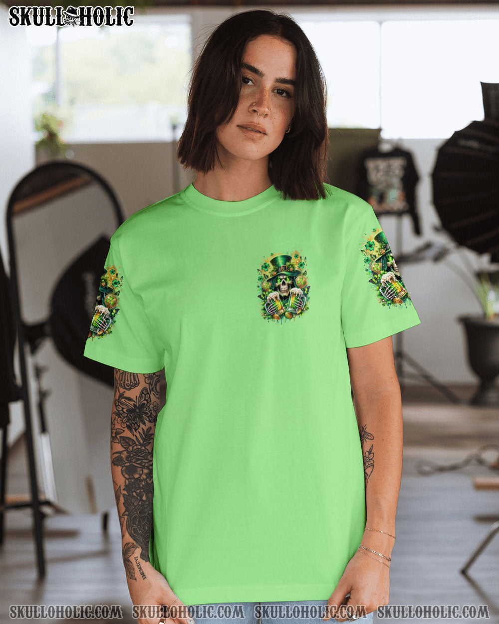 THE DEVIL WHISPERED BEER REAPER PATRICK'S DAY ALL OVER PRINT - TLNO0801242