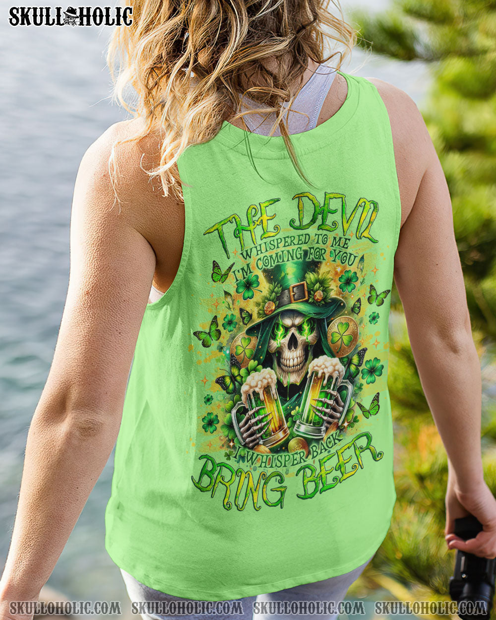 THE DEVIL WHISPERED BEER REAPER PATRICK'S DAY ALL OVER PRINT - TLNO0801242