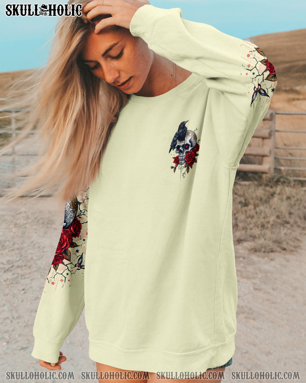 DON'T TRY TO FIGURE ME OUT SKULL ALL OVER PRINT   - TLNO1004252