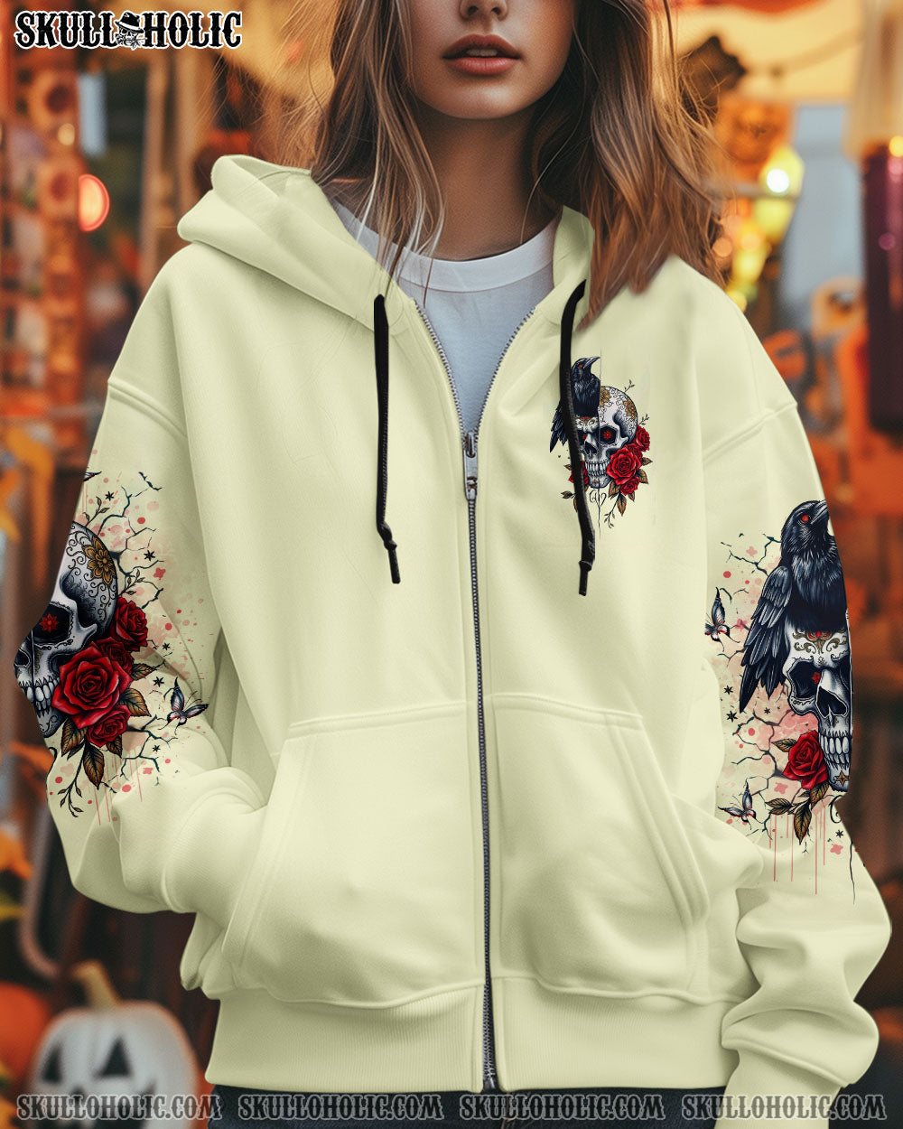DON'T TRY TO FIGURE ME OUT SKULL ALL OVER PRINT   - TLNO1004252