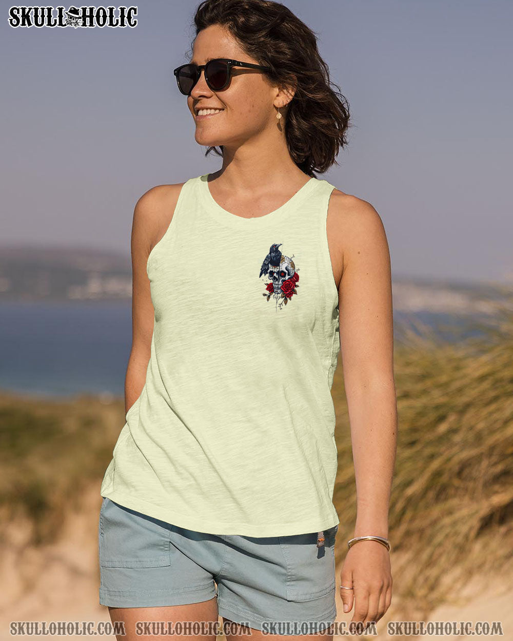 DON'T TRY TO FIGURE ME OUT SKULL ALL OVER PRINT   - TLNO1004252